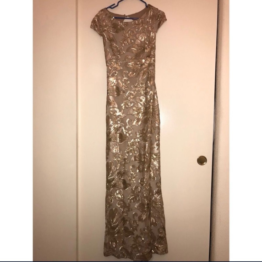 Gold Embellished Gown